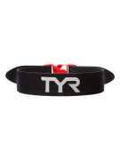 TYR Rally Siyah/Kırmızı Antrenman Ayak Bileği Lastiği, Pull Strap
