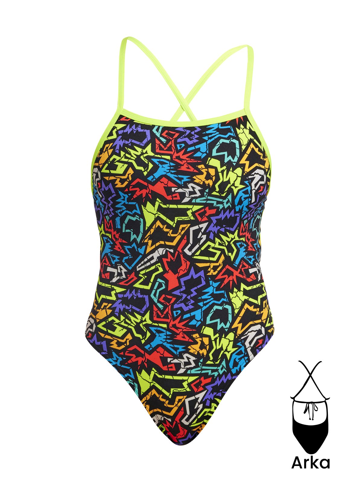 Funkita TMT Funk Me Kadın Antrenman Mayo, Sırt Bağlamalı