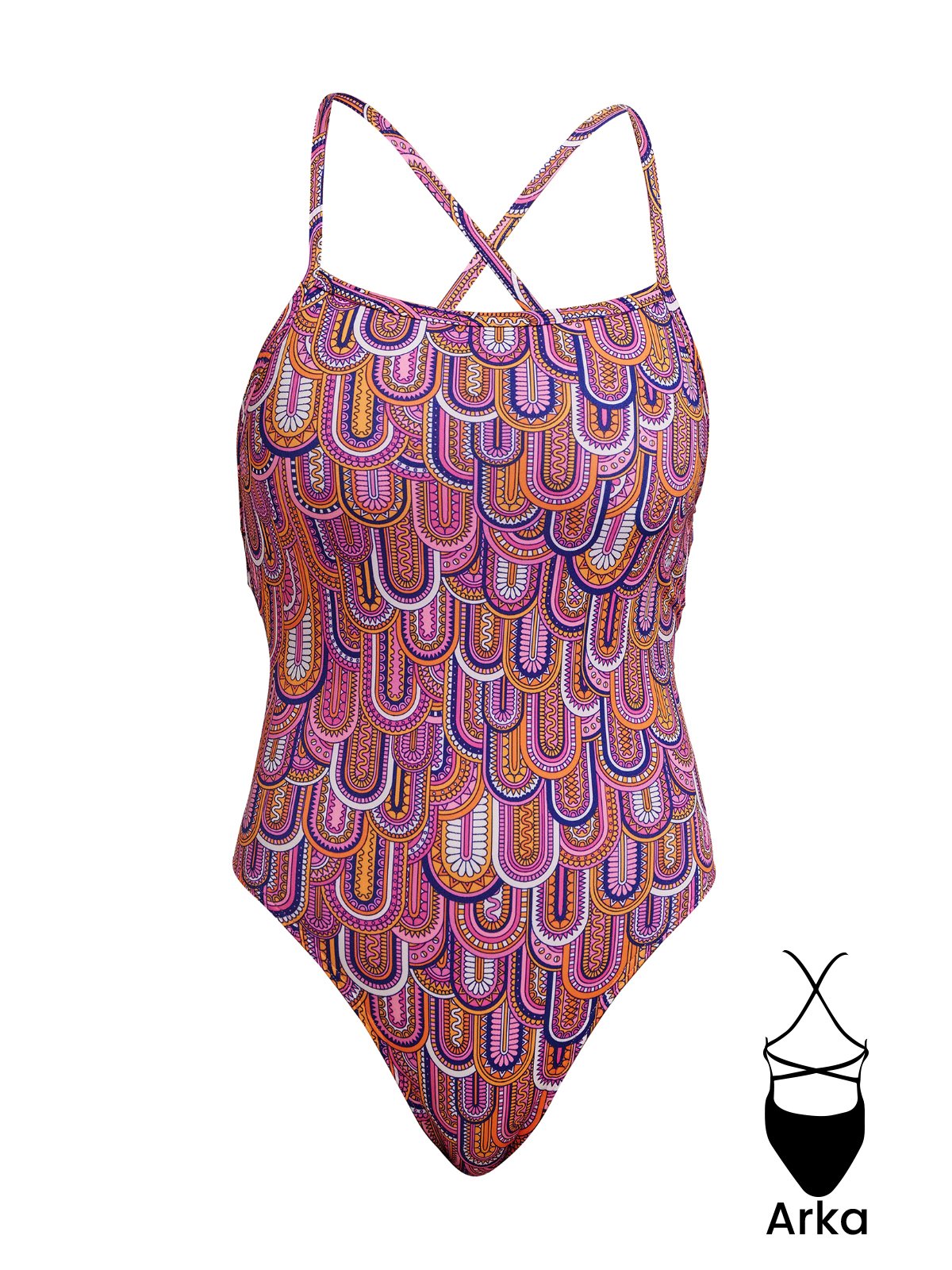 Funkita STP Learn To Fly Kadın Antrenman Mayo, Çift Çapraz Sırt