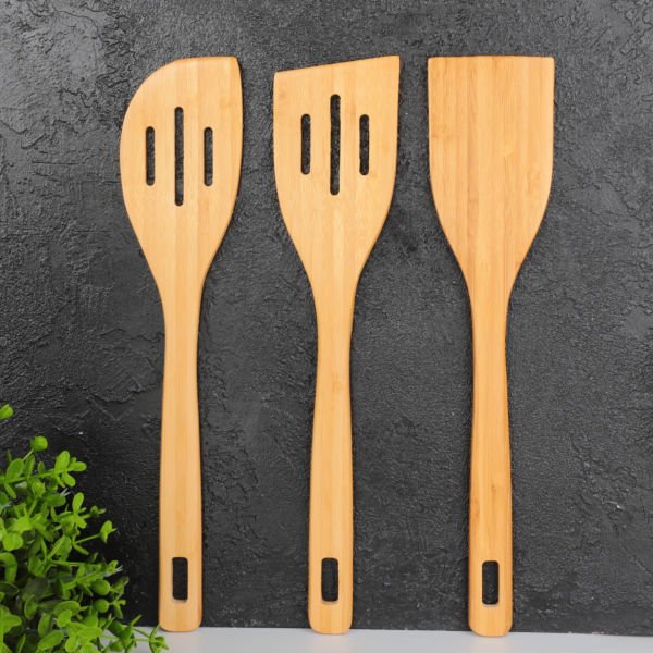 THN 3'LÜ BAMBU SERVİS SPATULA SET(THN75834)