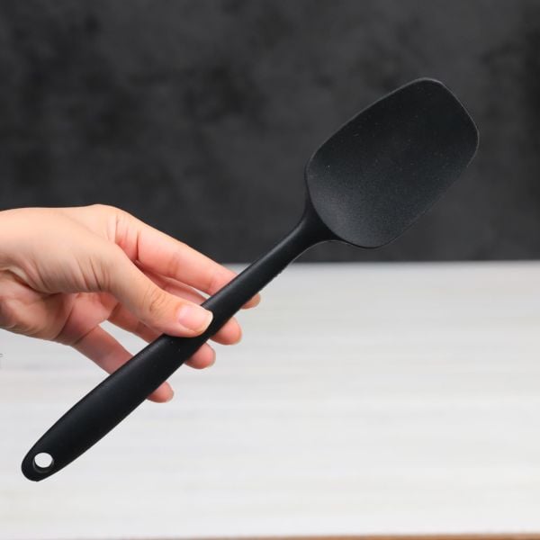 ARW SİYAH SİLİKON DÜZ SPATULA