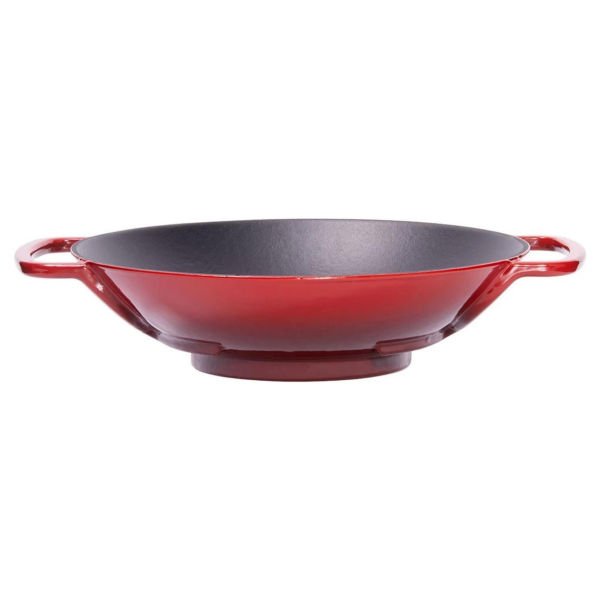 SÜREL 35CM WOK TAVA KIRMIZI(3515)