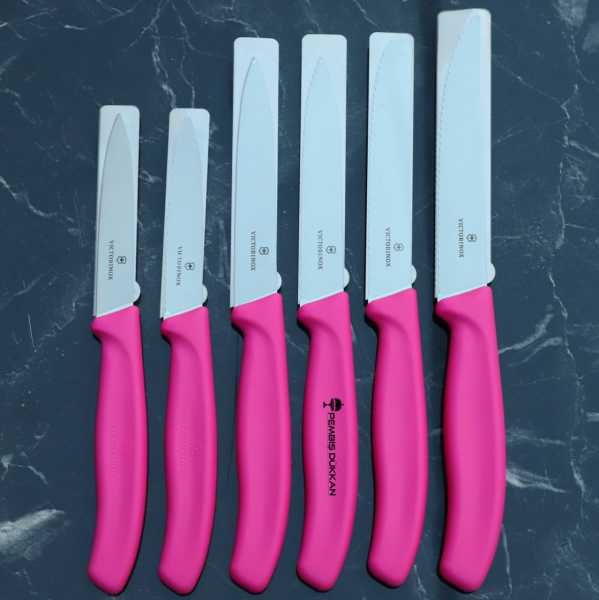 VİCTORİNOX 6LI PEMBE BIÇAK SET