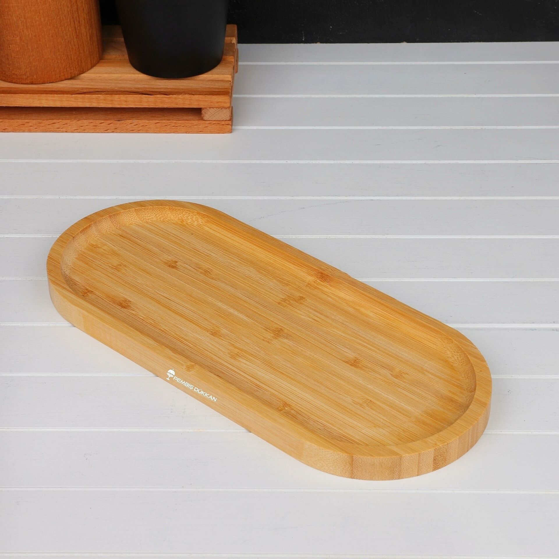 BAMBU OVAL UZUN SUNUMLUK (28X12)