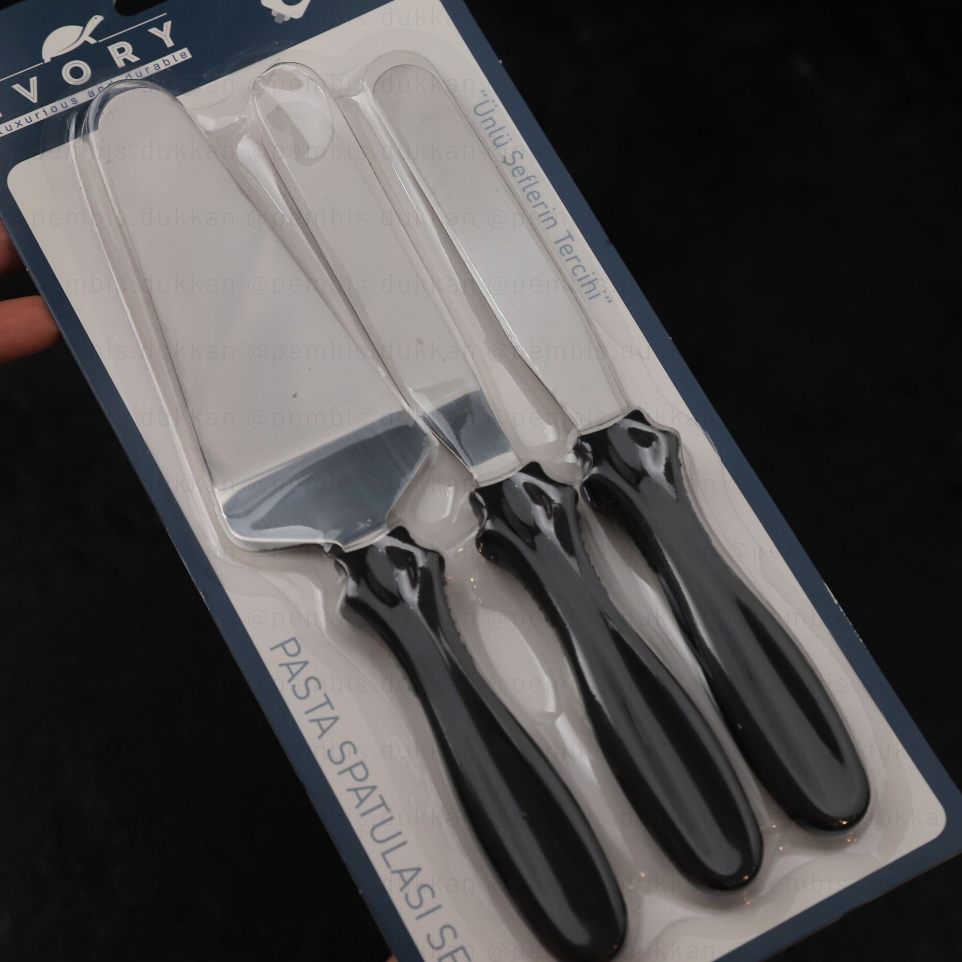 İVY EĞİK SPATULA SET