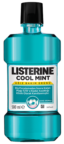 Listerine Cool Mint Plak Karşıtı Nane Aromalı 500 ml