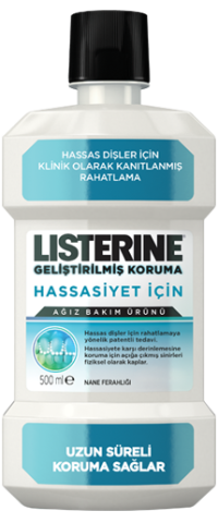 Listerine Hassasiyet için Uzun Süreli Koruma Nane Ferahlığı 250 ml