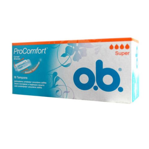 O.B. Pro Comfort Super 16 Adet Tampon