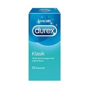 Durex Klasik 12 Adet Prezervatif