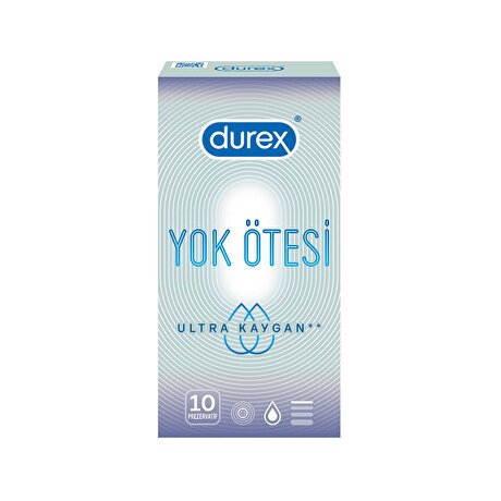 Durex Yok Ötesi Ekstra İnce Ultra Kaygan Prezervatif 10 Adet