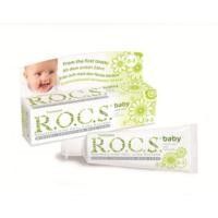 ROCS Baby 0-3 Yaş Papatya Özlü Yutulabilen Diş Macunu 35 ml