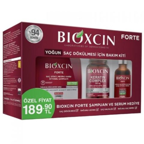 Bioxcin Forte Yoğun Bakım Kit (Şampuan + Serum Hediye)