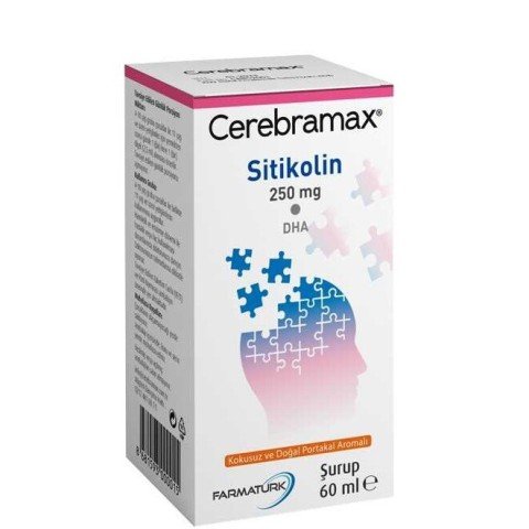 Cerebramax Sitikolin, Omega 3 Şurup 60 ml