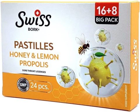Swiss Energy Bal & Limon & Propolis 24 Pastil