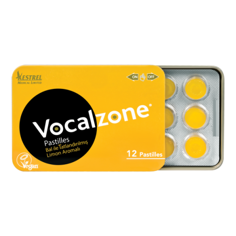 Vocalzone Bal Limon Pastil 12 Adet