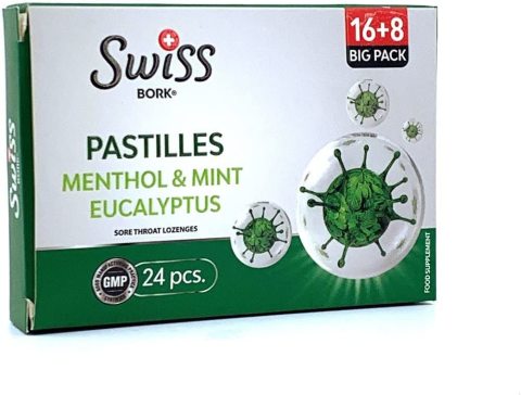 Swiss Energy Mentol Nane Okaliptus 24 Pastil