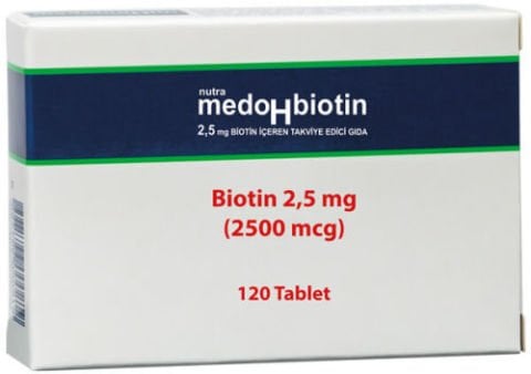 Dermoskin MedoHbiotin Biotin 2,5mg 120 Tablet