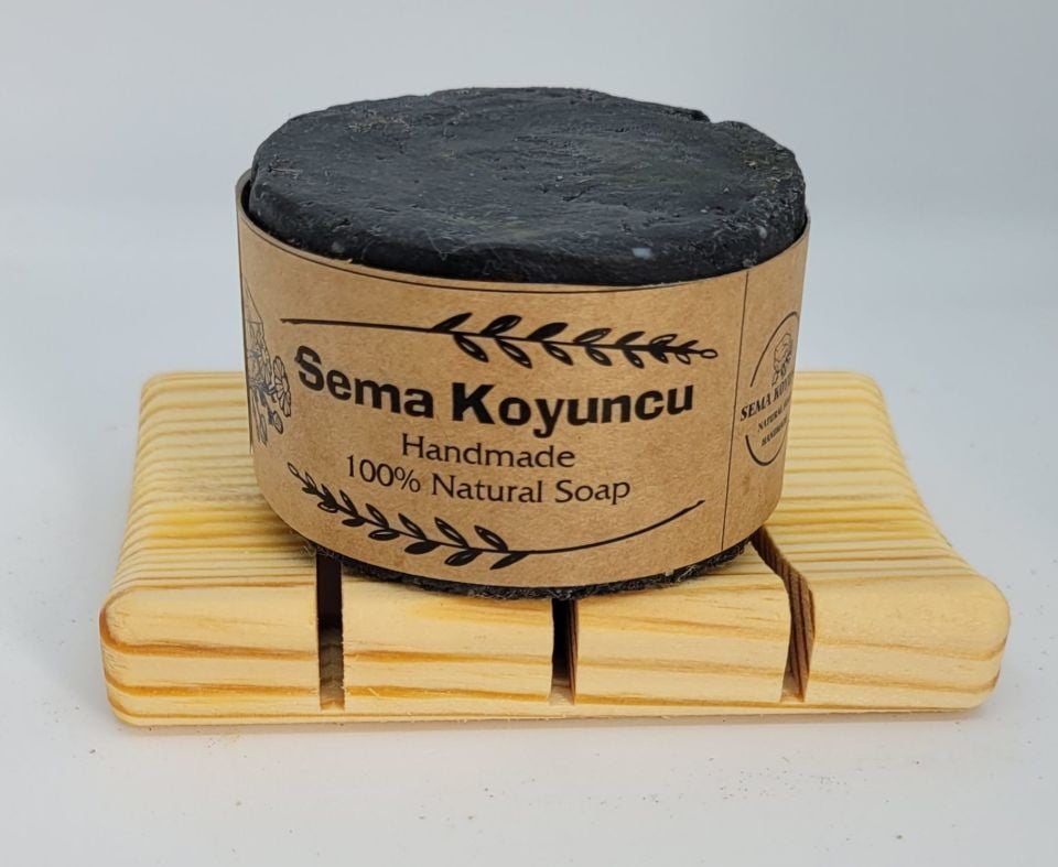 Aktif Karbonlu Yağlı Saçlar için Doğal Katı Şampuan, 2 IN 1