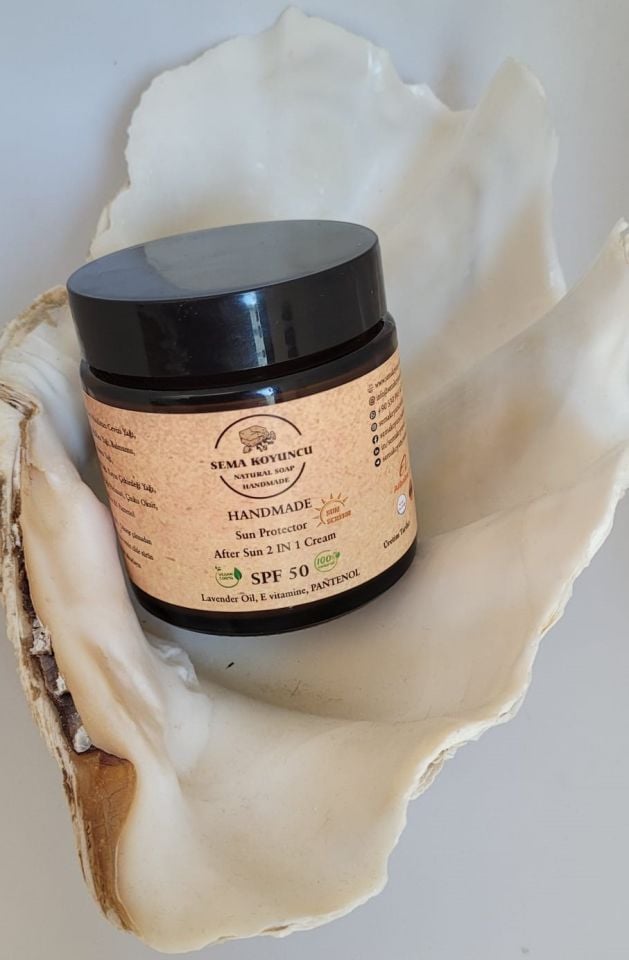 Güneş Kremi SPF 50 (Öncesi ve Sonrası Krem 2 in1)