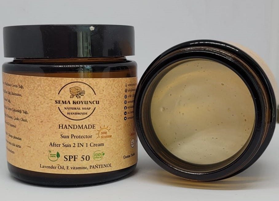 Güneş Kremi SPF 50 (Öncesi ve Sonrası Krem 2 in1)