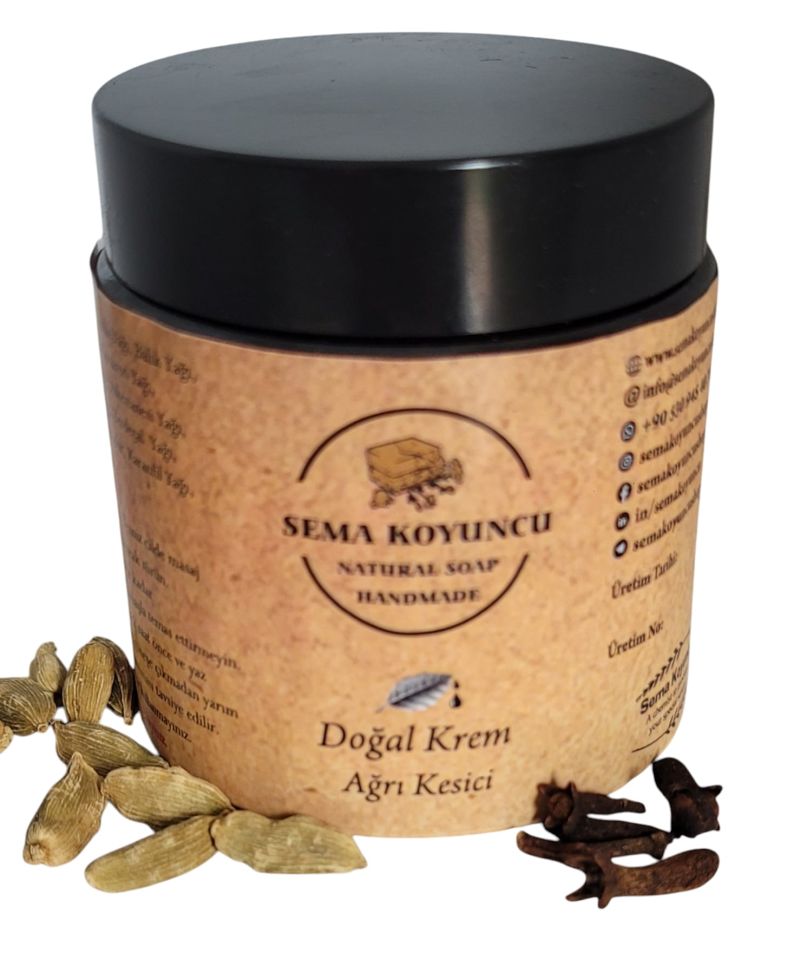 Ağrı Kesici Doğal Yağlı Masaj Kremi , 100±5 gr