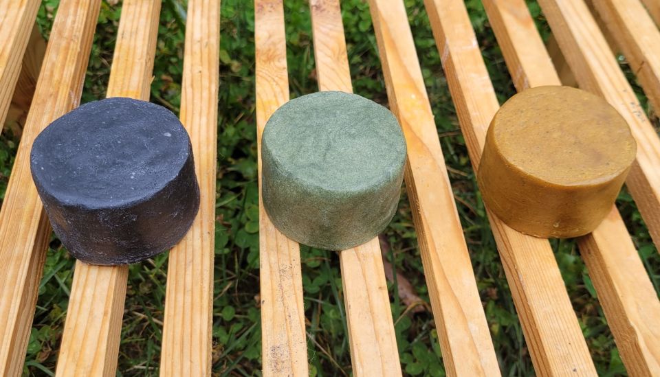 Kuru Saçlar için Gotu Kolalı Doğal Katı Şampuan,2 IN 1