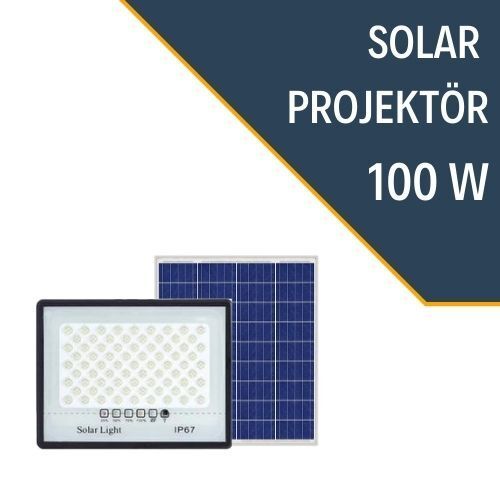 Lexron 100 watt solar projektör