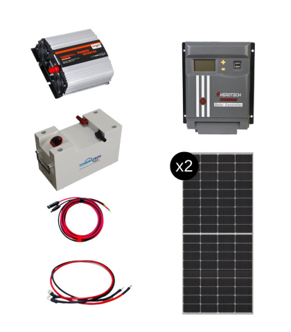 Karavan İçin Özel Lityum Solar Enerji Paketi 12 volt 1200 Watt İnverter