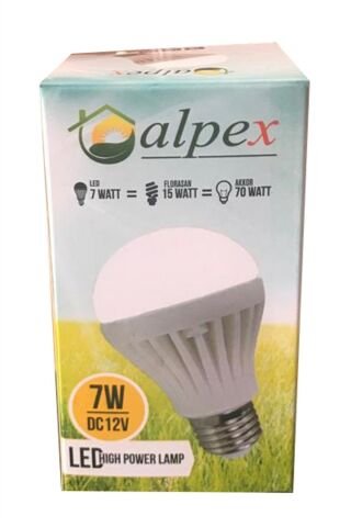 Alpex 7 watt 12 volt led ampul