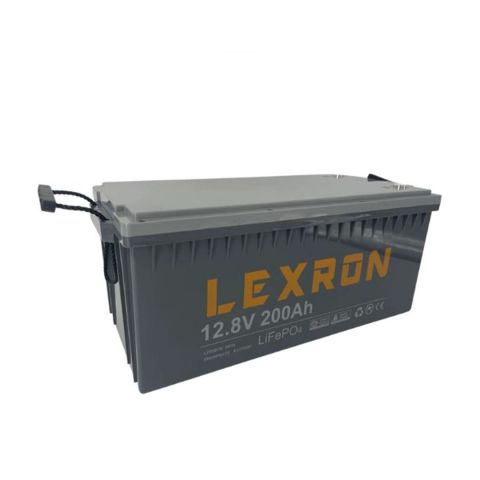 Lexron lifepo4 12.8v 200 amper lityum akü