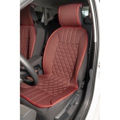 Volkswagen Tüm Modellerine Uyumlu Space Elegance Minder 2'li Set Kırmızı Renk