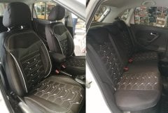 Terletmez Keten Kumaş Oto Koltuk Kılıfı Airbag Uyumlu Chevrolet Camaro