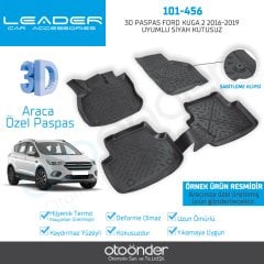 3D PASPAS FORD KUGA 2 2016-2019 UYUMLU SİYAH