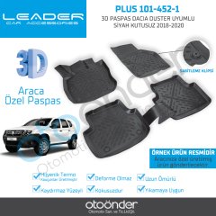 3D PASPAS DACIA DUSTER UYUMLU SİYAH 2018-2020