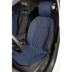 Audi Tüm Modellerine Uyumlu Space Elegance Minder 2'li Set Mavi Renk