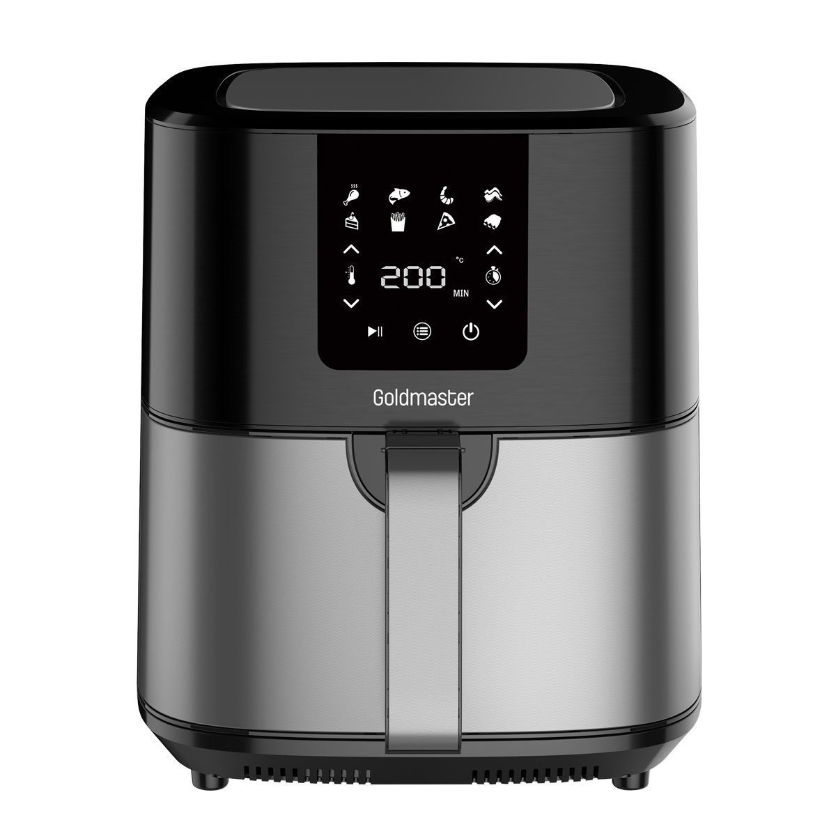 Crispy Airfryer Siyah-ınox Xxxl 7 Litre 1700w Sıcak Hava Fritözü