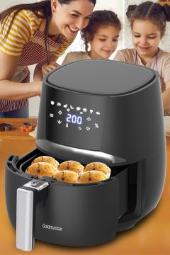 Profry Dijital Dokunmatik Airfryer Yağsız Kızartma Sıcak Hava Fritöz Mutfak Tartı Terazisi Hediyeli