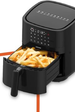 Smartfry Dijital Dokunmatik 1900 W 10 Ön Ayarlı 6 Litre Airfryer Yağsız Kızartma Sıcak Hava Fritöz