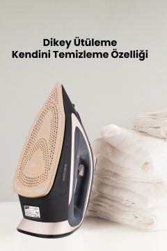 Extrajett 2600 Watt Seramik Ağır Taban Teknolojisi İle Kolay Kırışık Gideren 180 gr Şok Buharlı Ütü