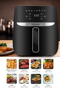 Jetblack 15 Parça Airfryer Avantajlı Mutfak Çeyiz Seti