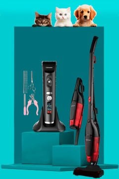 Petclean 2in1 Turbo Evcil Kedi Köpek Tıraş Makinesi