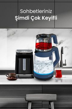 Ege Mavisi Profesyonel Elektrikli Mutfak Çeyiz Seti 2 Li Evlilik Paketi