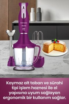 Lavanta Mor Elektrikli Mutfak Çeyiz Seti 3 Lü Evlilik Paketi