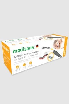 Alman Tasarım Çift Başlıklı Infrared Isıtıcılı Güçlü Masaj Aleti 2 Yıl Garantili Med48312