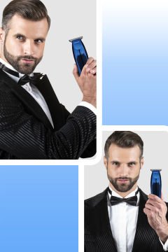 Hero Led Ekranlı Paslanmaz Çelik Başlıklı Saç Sakal Şekillendirme Makinesi Gm8169