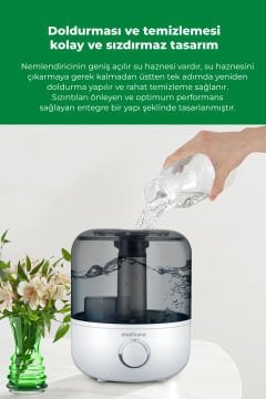 45051 Aroma Fonksiyonlu 2.5L Buharlı Hava Nemlendirme Cihazı