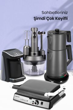 Platinium Antrasit Avantajlı Elektronik Evlilik Paketi Elektrikli Mutfak Çeyiz Seti
