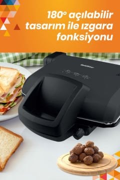 Siyah Tost Makinesi St7400s