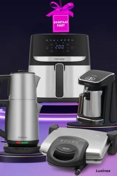 Luxinox Airfryer Sıcak Hava Fritöz Elektronik Evlilik Paketi