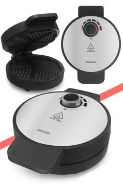 Avantajlı İnox İkili Set Türk Kahve Makinesi Waffle Makinesi